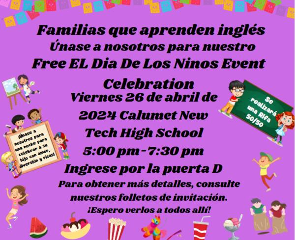 Free EL Dia de los Niños Event April 26